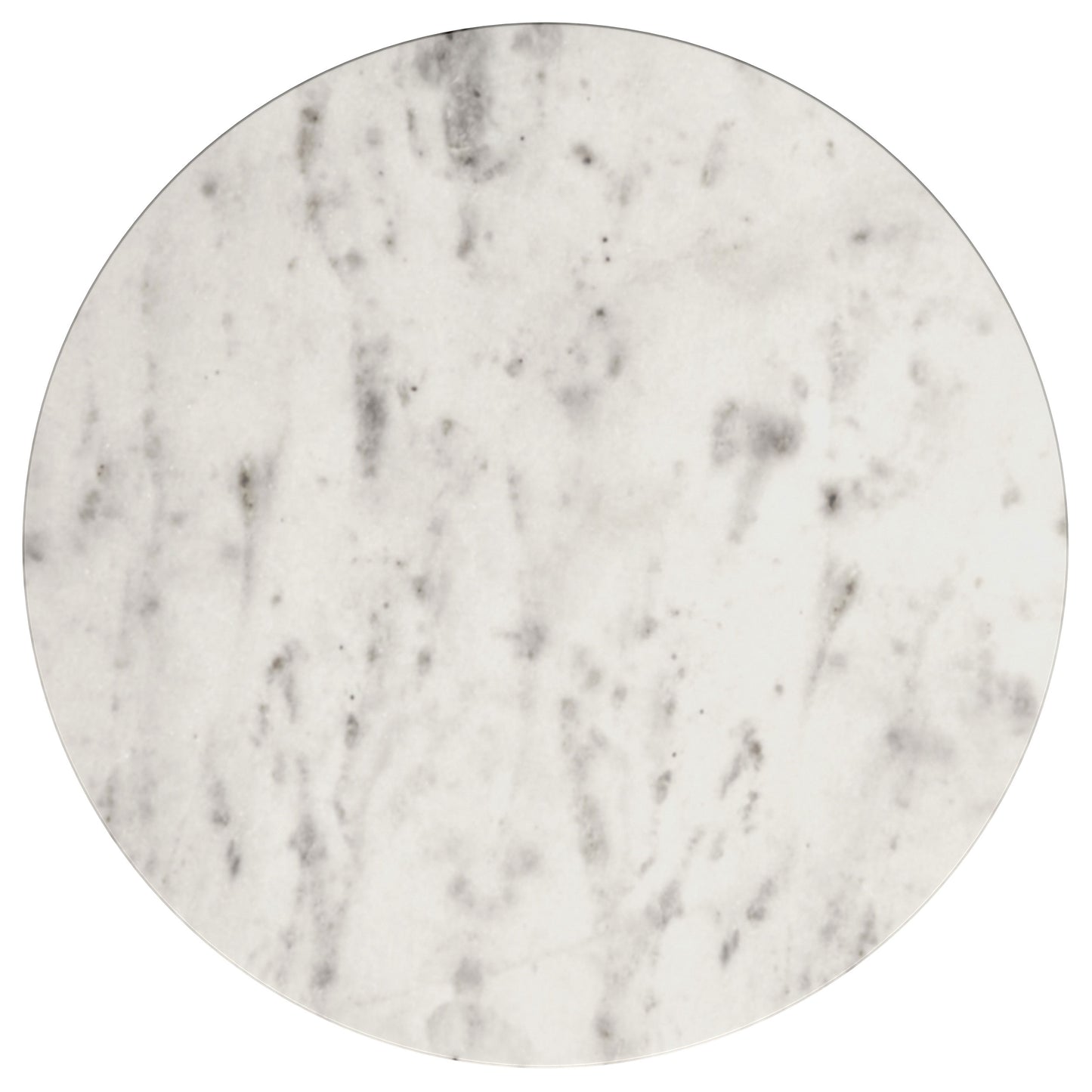 tenya 3-piece round marble coffee and end table set black