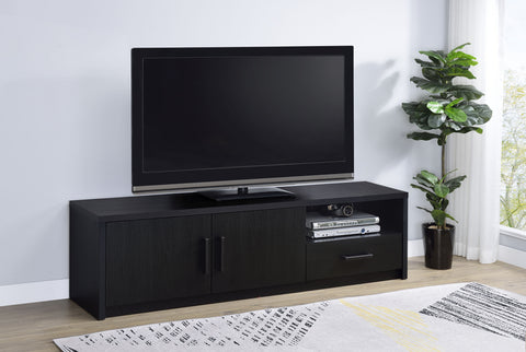 Canton 70-inch 2-door TV Stand Media Console Black