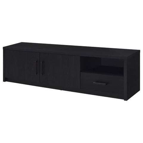 Canton 70-inch 2-door TV Stand Media Console Black