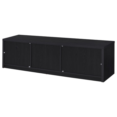 Canton 70-inch 2-door TV Stand Media Console Black