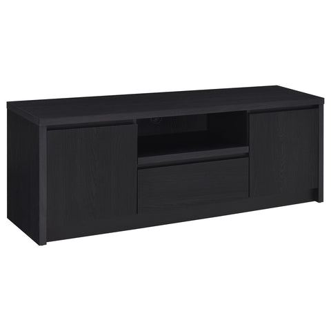 Odafin 3-piece Entertainment Center 60-inch TV Stand Black
