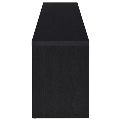 Odafin 60-inch 2-door TV Stand Media Console Black