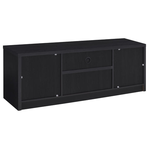 Odafin 60-inch 2-door TV Stand Media Console Black