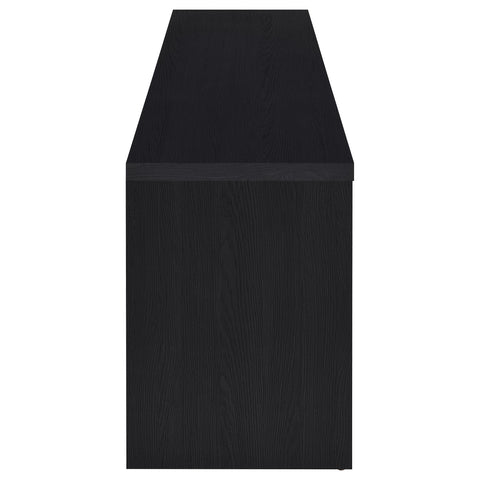 Odafin 60-inch 2-door TV Stand Media Console Black