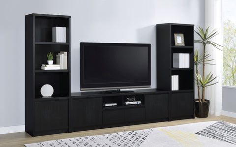 Odafin 3-piece Entertainment Center 78-inch TV Stand Black