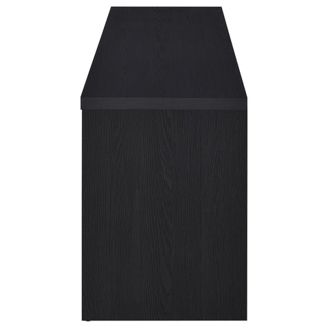 Odafin 78-inch 2-door TV Stand Media Console Black