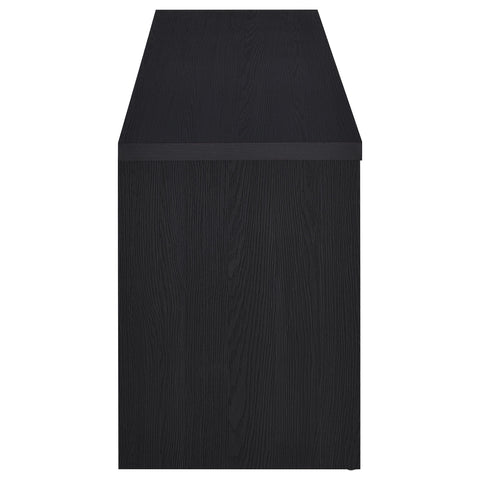 Odafin 78-inch 2-door TV Stand Media Console Black