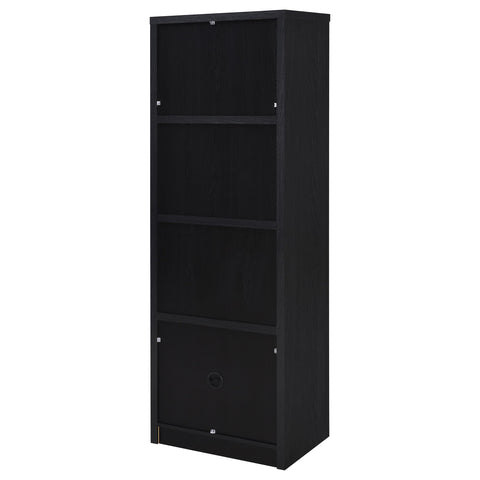 Odafin 3-sheld Media Tower Entertainment Pier Black