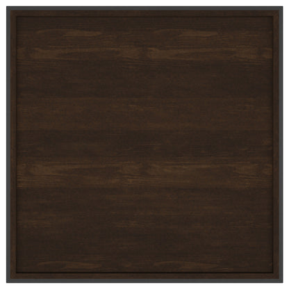 Camie 30-inch Square Mango Wood Coffee Table Dark Brown