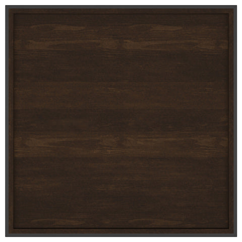 Camie 30-inch Square Mango Wood Coffee Table Dark Brown
