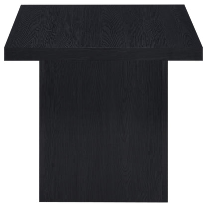 Zayan Square Engineered Laminate End Side Table Black