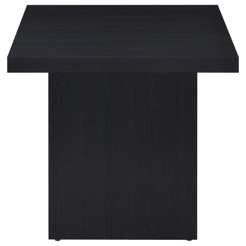 Zayan 2-piece Rectangular Coffee and End Table Set Black