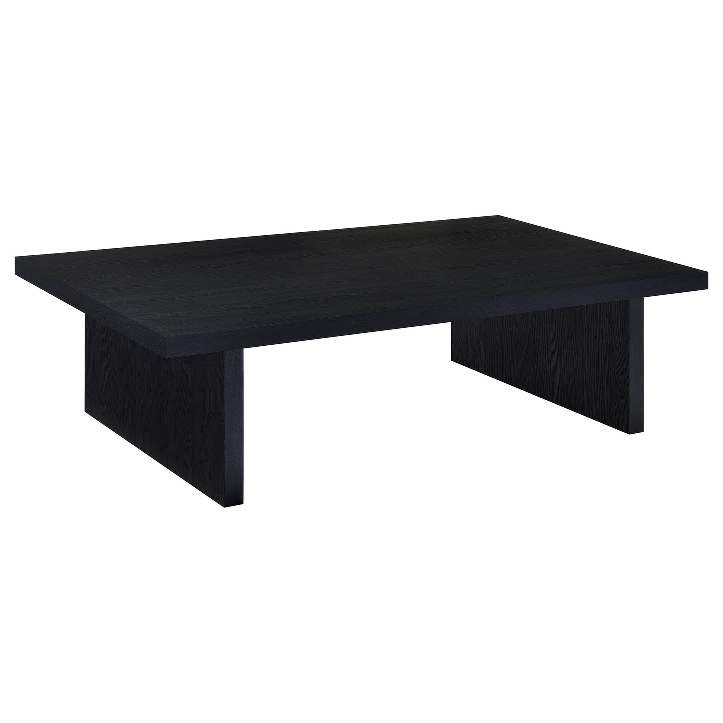 zayan 2-piece rectangular coffee and end table set black