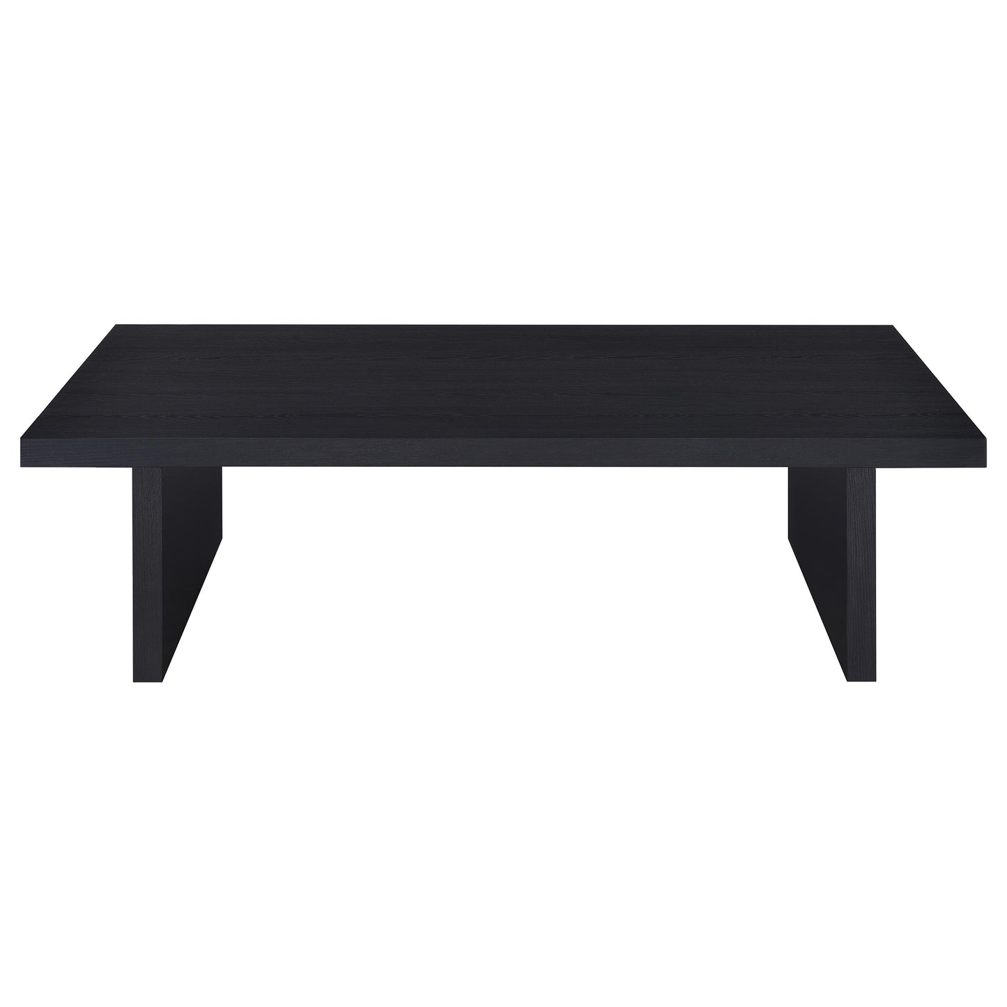 zayan 2-piece rectangular coffee and end table set black