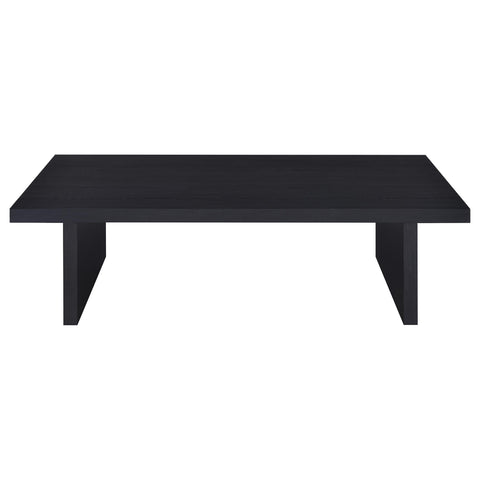 Zayan 3-piece Rectangular Coffee and End Table Set Black