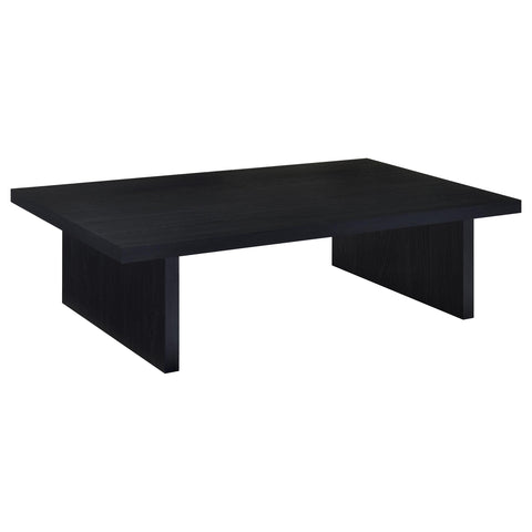 Zayan Rectangular Engineered Laminate Coffee Table Black