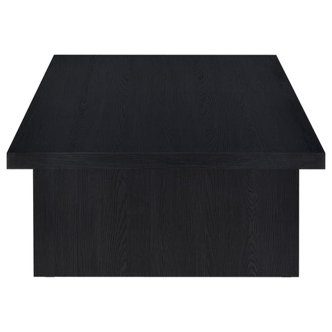 Zayan Rectangular Engineered Laminate Coffee Table Black