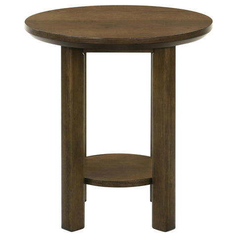 Loomis 2-piece Round Wood Coffee Table Set Brown