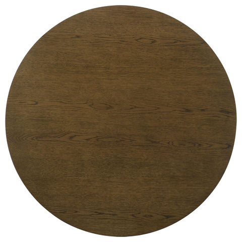 Loomis 35-inch Round Wood Cocktail Coffee Table Brown