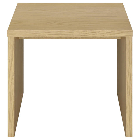 Lawson Engineered Wood Accent Side End Table Light Oak