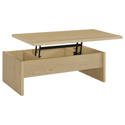 Lawson Engineered Wood Lift Top Coffee Table Light Oak