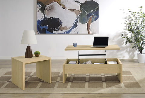 Lawson Engineered Wood Lift Top Coffee Table Light Oak