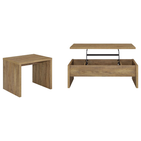 Lawson 2-piece Lift Top Cocktail Coffee Table Set Mango