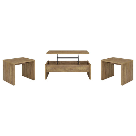 Lawson 3-piece Lift Top Cocktail Coffee Table Set Mango