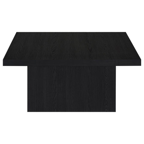 Rocco 3-piece Square Cocktail Coffee End Table Set Black