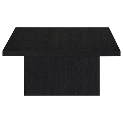 Rocco Square Engineered Wood Cocktail Coffee Table Black