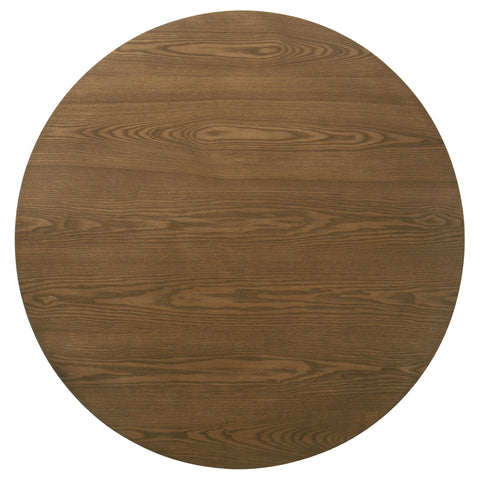 Goodson 36-inch Round Pedestal Coffee Table Dark Brown