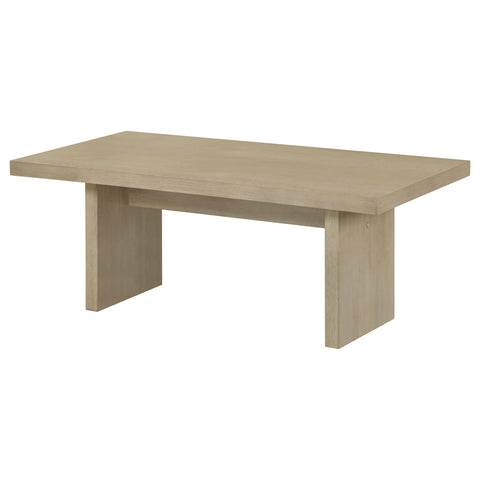 Hogan 47-Inch Rectangular Cocktail Coffee Table Natural Oak