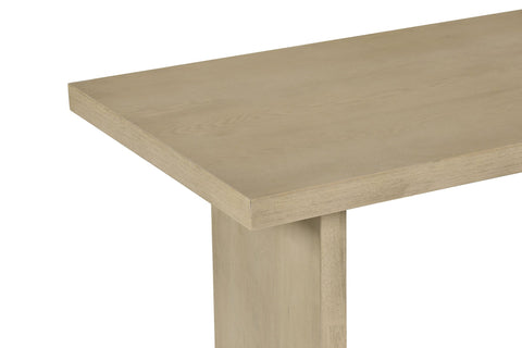 Hogan 47-Inch Rectangular Cocktail Coffee Table Natural Oak