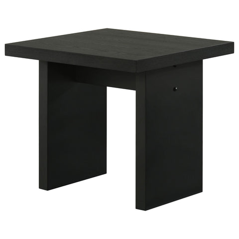 Hogan Square Occasional Side End Table Black