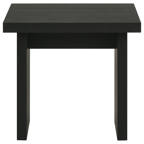 Hogan 2-piece Coffee and End Table Set Black