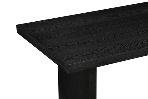 Hogan 47-Inch Rectangular Cocktail Coffee Table Black