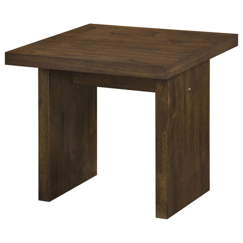 Hogan Square Occasional Side End Table Walnut