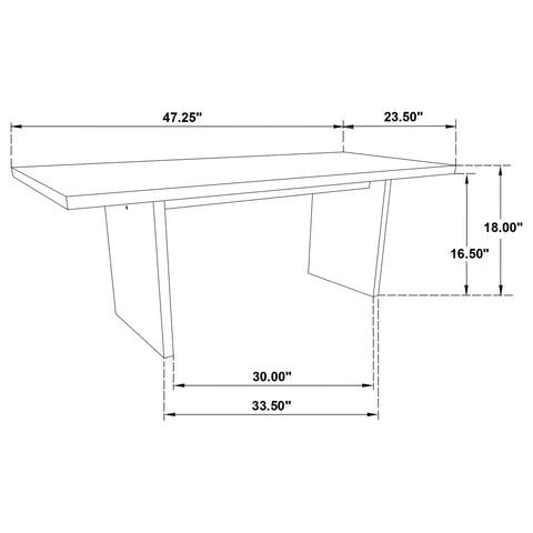 Hogan 3-piece Coffee and End Table Set Walnut