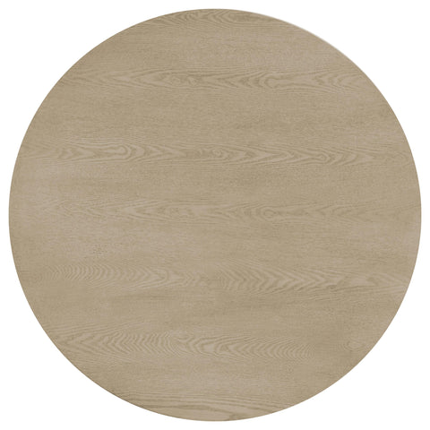 Harkes Contemporary Round Coffee Table in Natural Oak