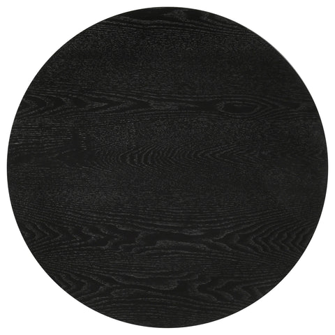 Harkes Contemporary Round End Table in Black