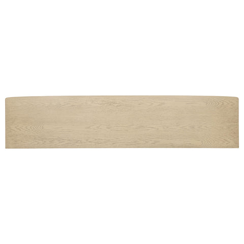 Rocori 79-inch 4-door Cane TV Stand Media Console Beige Oak