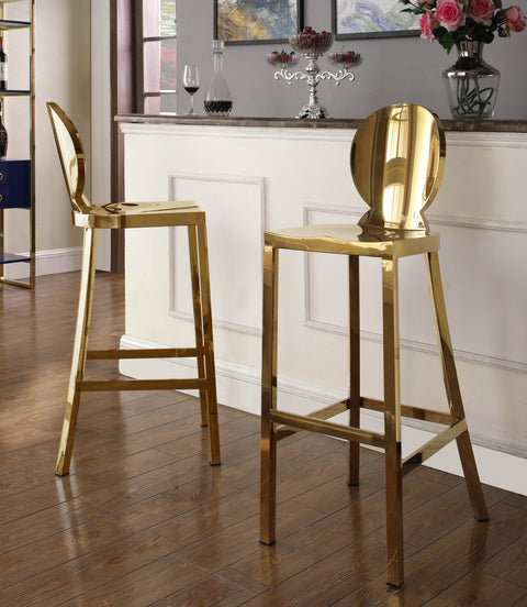Ritz Gold Stainless Steel Stool