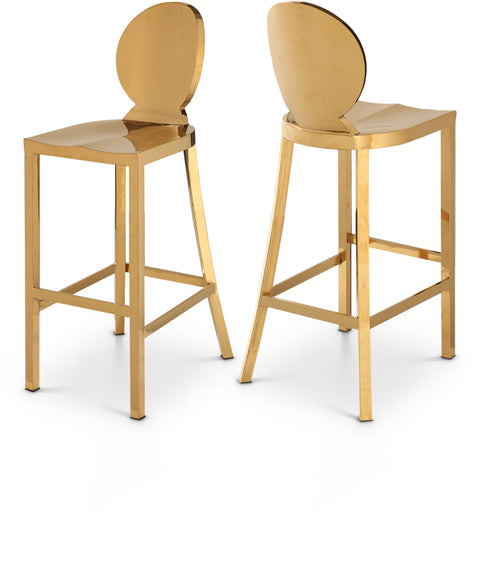 Prescott Gold Gold Stainless Steel Bar Stool, 1 Piece