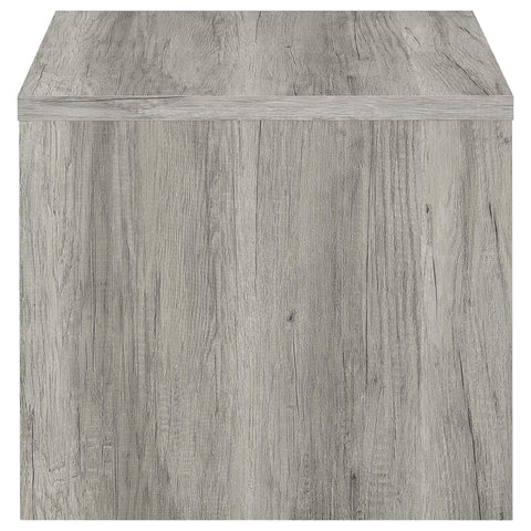 Draco 1-drawer Engineered Wood Side End Table Grey DriftwoodGrey Driftwood