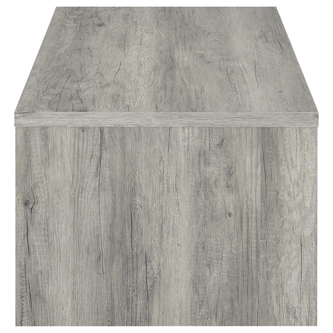 Draco 2-drawer Engineered Wood Coffee Table Grey DriftwoodGrey Driftwood