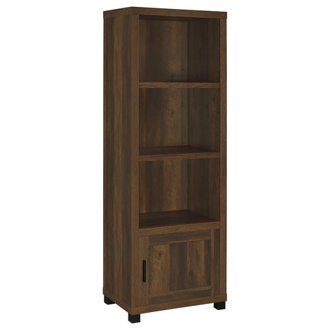 Leonard 3-shelf Engineered Wood Media Tower Dark PineDark Pine