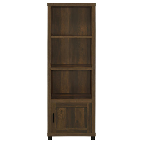 Leonard 3-shelf Engineered Wood Media Tower Dark PineDark Pine