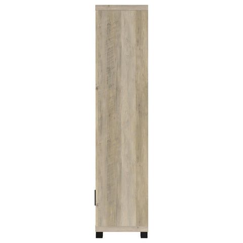 Leonard 3-shelf Engineered Wood Media Tower Distressed PineDistressed Pine
