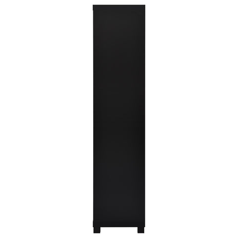 Chadwick 3-shelf Engineered Wood Media Tower BlackBlack
