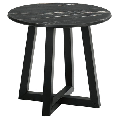 Cosmo 2-piece SmartTop Coffee and End Table Set Black